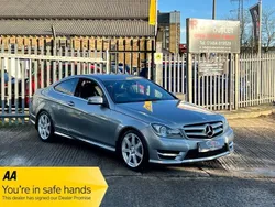 Silver Used 2014 Mercedes C220 Sport Edition Coupe | £9,950 (Super price)