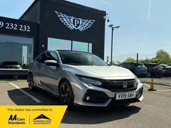 Silver Used 2019 Honda Civic Sport Plus Hatchback | £14,427 (Fair price)