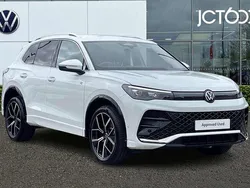 White Used 2025 VW Tiguan R-line SUV | £33,837 (A bit pricey)