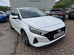 White Used 2023 Hyundai i20 Premium Hatchback | £13,990 (Fair price)