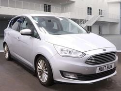 Silver Used 2017 Ford C-MAX Titanium MPV | £5,670 (Fair price)