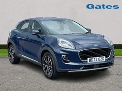 Blue Used 2022 Ford Puma Titanium Hatchback | £15,399 (Good price)