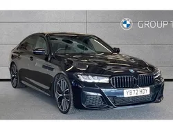 Carbon black Used 2022 BMW 545e M Sport Sedan | £32,750 (Fair price)