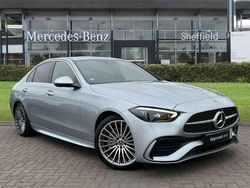 Silver Used 2023 Mercedes C300e AMG Line Premium Sedan | £35,285 (Fair price)