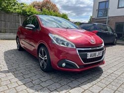 Red Used 2016 Peugeot 208 GT-line Hatchback | £4,290 (Fair price)