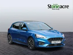 Blue Used 2018 Ford Focus ST-Line X Hatchback | £10,995 (Fair price)