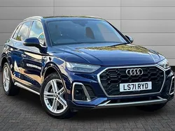 Navarra blue Used 2021 Audi Q5 S-Line SUV | £28,970 (Fair price)