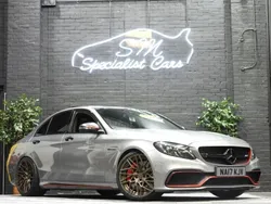 Silver Used 2017 Mercedes C63 AMG Premium Sedan | £32,995 (Fair price)