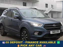 Blue Used 2019 Ford Kuga ST-Line SUV | £11,649 (Good price)