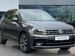 Indium grey metallic Used 2020 VW Tiguan R-line SUV | £20,118 (Fair price)