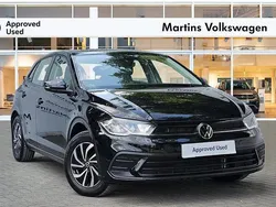 Black Used 2024 VW Polo Life Hatchback | £19,495 (Fair price)