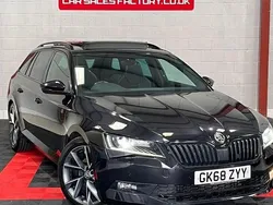 Black Used 2018 Skoda Superb SportLine Estate | £13,295 (A bit pricey)