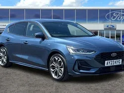 Blue Used 2023 Ford Focus ST-Line X Hatchback | £18,695 (Fair price)