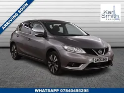Grey Used 2017 Nissan Pulsar N-Connecta Hatchback | £5,649 (Fair price)