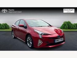 Red Used 2017 Toyota Prius Hatchback | £10,707 (A bit pricey)