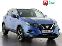 Blue Used 2018 Nissan Qashqai N-Connecta SUV | £13,849 (Fair price)