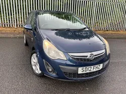 Blue Used 2012 Vauxhall Corsa Active Hatchback | £2,250 (Fair price)