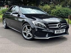 Black Used 2016 Mercedes C250 AMG line Sedan | £11,199 (Good price)