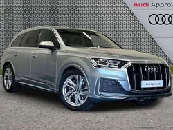 Silver Used 2023 Audi Q7 S-Line SUV | £46,995 (A bit pricey)