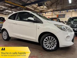 White Used 2014 Ford Ka Zetec Hatchback | £4,489 (Fair price)