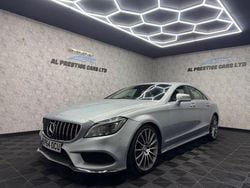 Silver Used 2014 Mercedes CLS350 AMG line Coupe | £7,499 (Fair price)