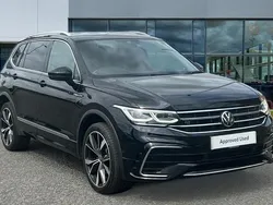 Black Used 2023 VW Tiguan Allspace R-line SUV | £27,534 (A bit pricey)