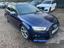 Blue Used 2018 Audi S3 Sportback Black Edition Hatchback | £23,499