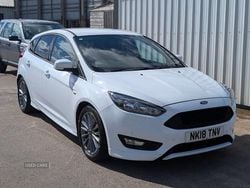 White Used 2018 Ford Focus ST-Line Hatchback | £6,995 (Good price)