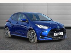 Blue Used 2022 Toyota Yaris Hybrid Design Hatchback | £17,495 (Fair price)