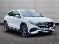 Digital white Used 2021 Mercedes EQA250 AMG line SUV | £20,250 (Fair price)