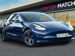 Blue Used 2022 Tesla Model 3 Long Range AWD Sedan | £21,930 (Fair price)