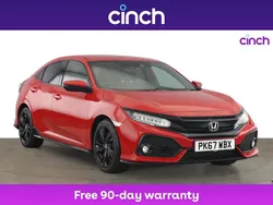 Red Used 2017 Honda Civic Sport Hatchback | £12,349 (Fair price)