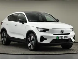 White Used 2023 Volvo C40 Ultimate SUV | £27,500 (Fair price)