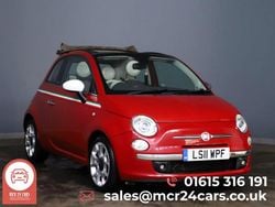 Red Used 2011 Fiat 500C Lounge Cabriolet | £4,475 (Fair price)