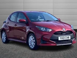 Tokyo red Used 2021 Toyota Yaris Hybrid Hatchback | £15,395 (Good price)