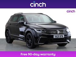 Black Used 2021 VW Tiguan R-line SUV | £24,199 (Fair price)