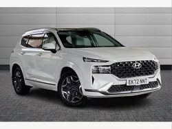 White Used 2022 Hyundai Santa Fe Ultimate SUV | £31,850 (Fair price)