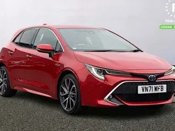 Red Used 2022 Toyota Corolla Hatchback | £17,599 (Fair price)