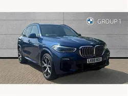Blue Used 2018 BMW X5 M Sport SUV | £36,995 (Expensive)