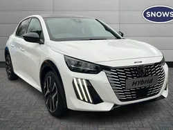 Bianca white New 2025 Peugeot e-208 GT Hatchback | £27,212