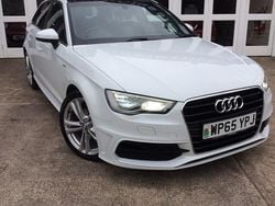 White Used 2015 Audi A3 S-Line Hatchback | £9,990 (Fair price)