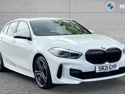 White Used 2021 BMW 118 M Sport Hatchback | £18,443 (Fair price)