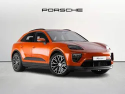 Papaya metallic New 2025 Porsche Macan 4 Electric SUV | £69,490
