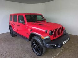 Red Used 2021 Jeep Wrangler Night Eagle SUV | £35,995 (Fair price)