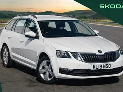 White Used 2018 Skoda Octavia SE Estate | £11,495 (Fair price)