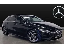 Cosmos black metallic Used 2019 Mercedes A180 AMG Line Premium Hatchback | £18,155 (Fair price)