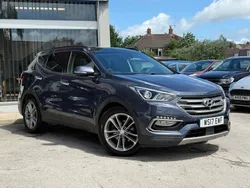 Blue Used 2017 Hyundai Santa Fe Premium SE SUV | £14,795 (A bit pricey)