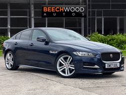Blue Used 2017 Jaguar XE R-Sport Sedan | £9,500 (Fair price)