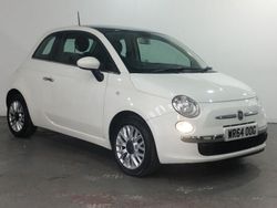 White Used 2014 Fiat 500 Lounge Hatchback | £3,995 (Fair price)