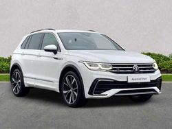 White Used 2023 VW Tiguan R-line Edition SUV | £27,699 (Fair price)